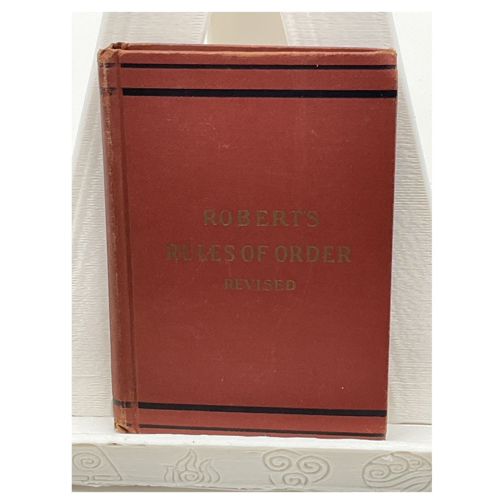 Robert's Rules of Order Revised 1943 Hardcover Vintage‎ Book